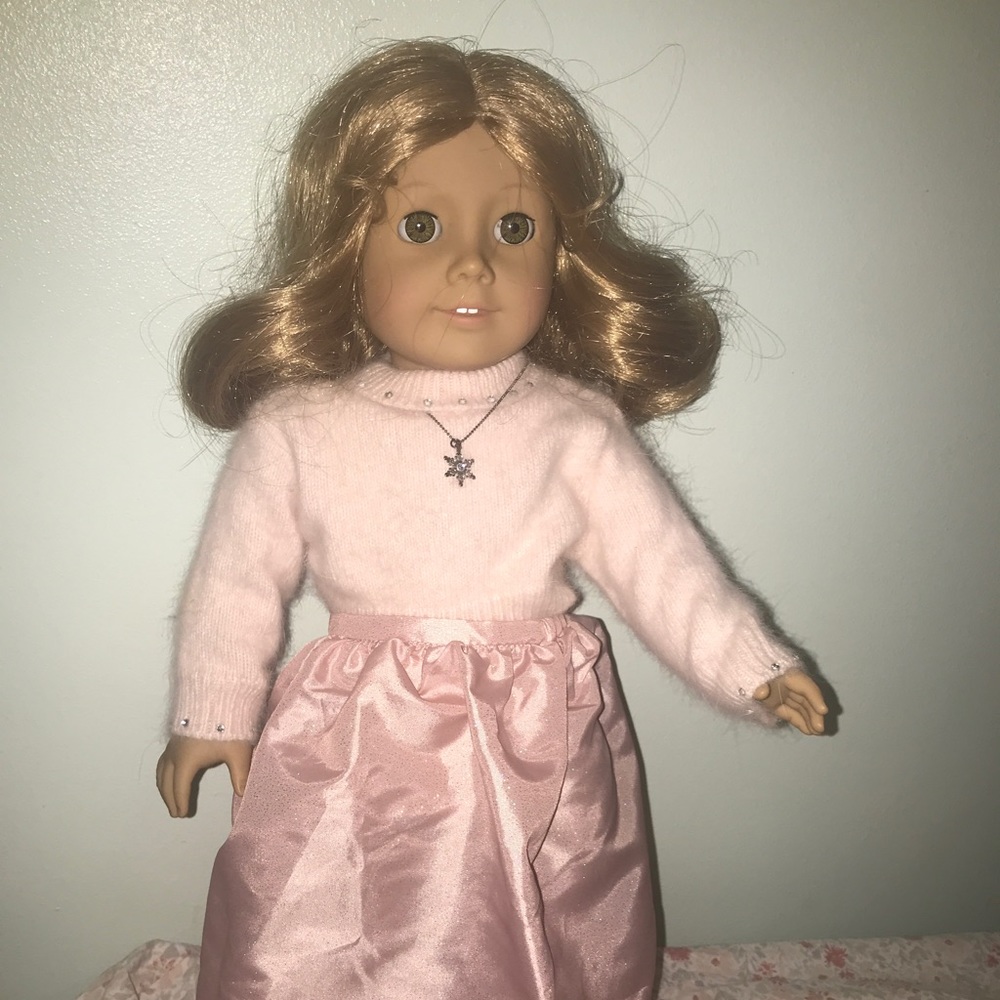 American girl retired JLY doll #21 & 3 retired outfits EUC